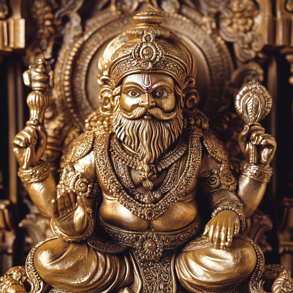 Kuber god of wealth, treasure imagery --v 6.1